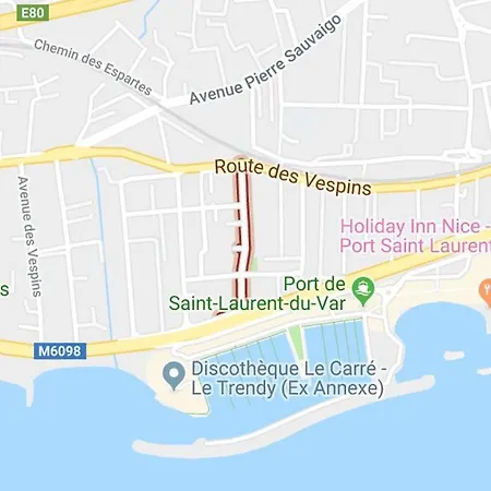 公寓 Les Glycines Bord De Mer 圣罗兰度瓦